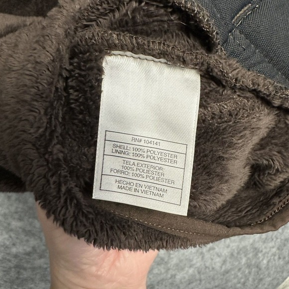 Nike ACG 1/4 Zip Pullover Fleece Jacket Hoodie‎ Brown Womens Sz LG - Picture 10 of 12